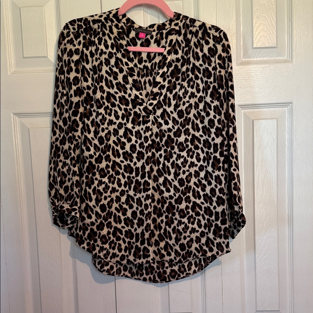 Vince Camuto Animal Print Blouse